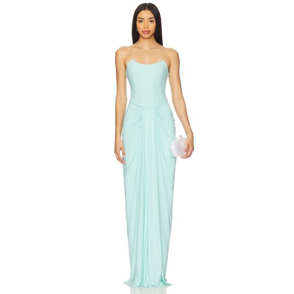 Deme by Gabriella x REVOLVE Pearl Gown in Green Small $350 - Picture 1 of 8